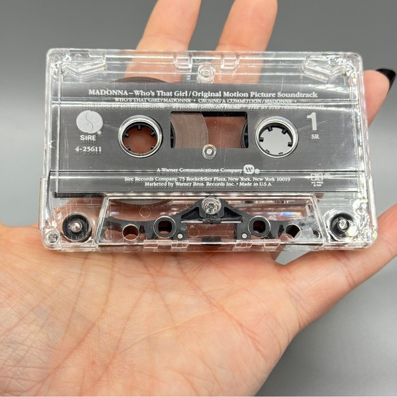 Madonna “Who’s That Girl” Soundtrack Cassette Tape – 1987 – Sire/Warner Bros - Picture 5 of 11